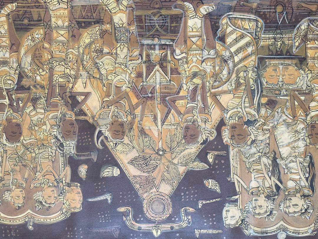 バリ島アーティストによる油絵