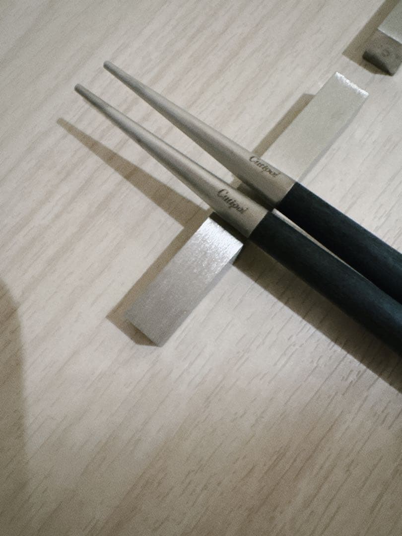 クチポール Cutipol GOA 箸&箸置きセット ブラック 未使用2セット