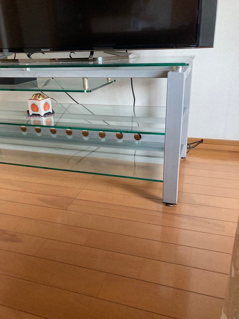 お値下げ　強化ガラステレビ台ガラステレビ台