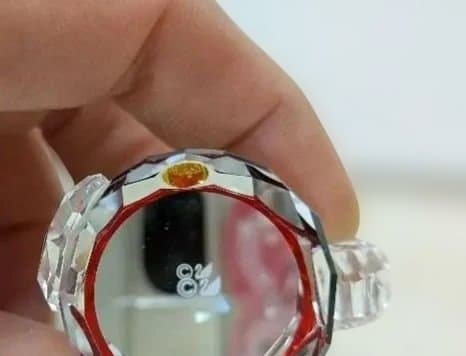 スワロフスキー招き猫 置物