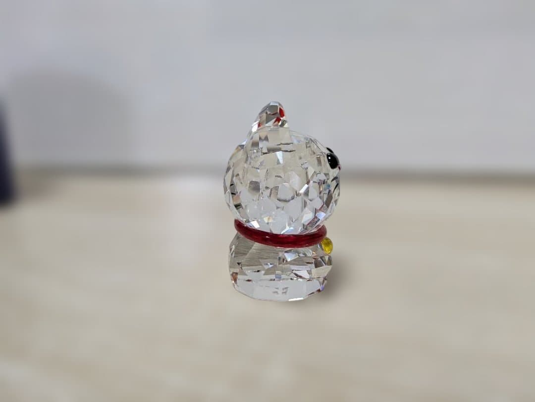 スワロフスキー招き猫 置物