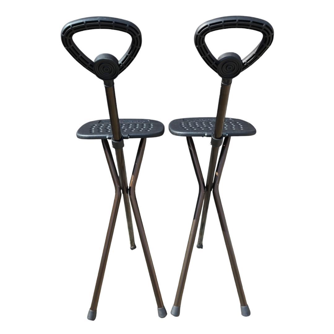 2つセット】ドイツ製 折り畳み椅子 ステッキチェア AUTO-COMFORT