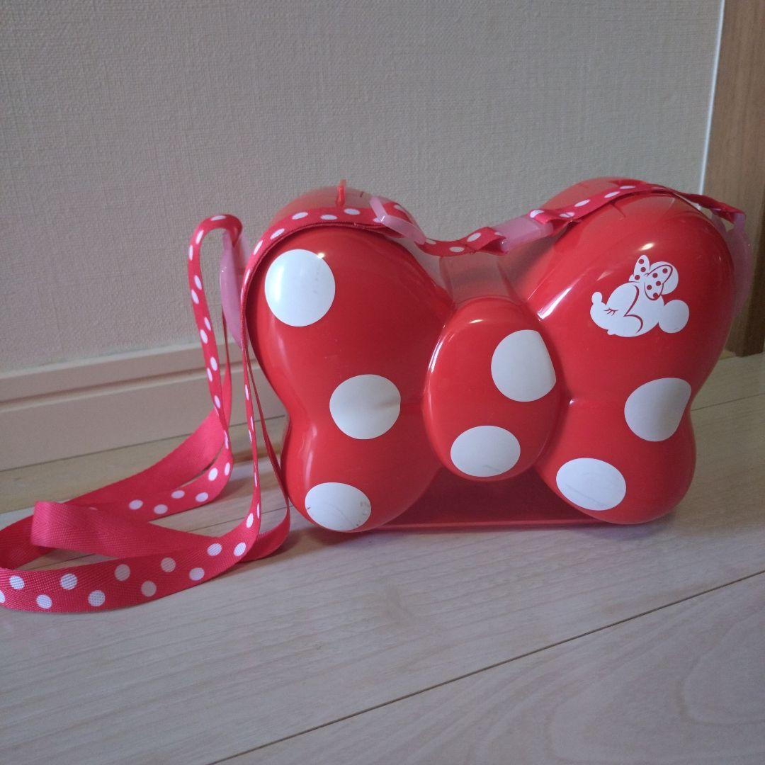 M*様 ミニーマウス リボン型 ポップコーンバケット 赤 - メルカリ