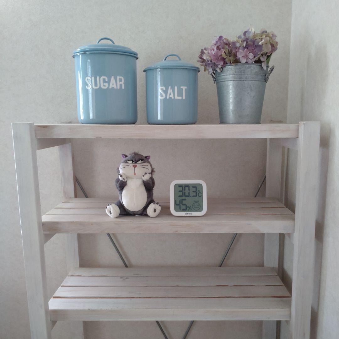 【売約済み】奥行30cm ラック 棚 本棚 シャビー ホワイト スリム