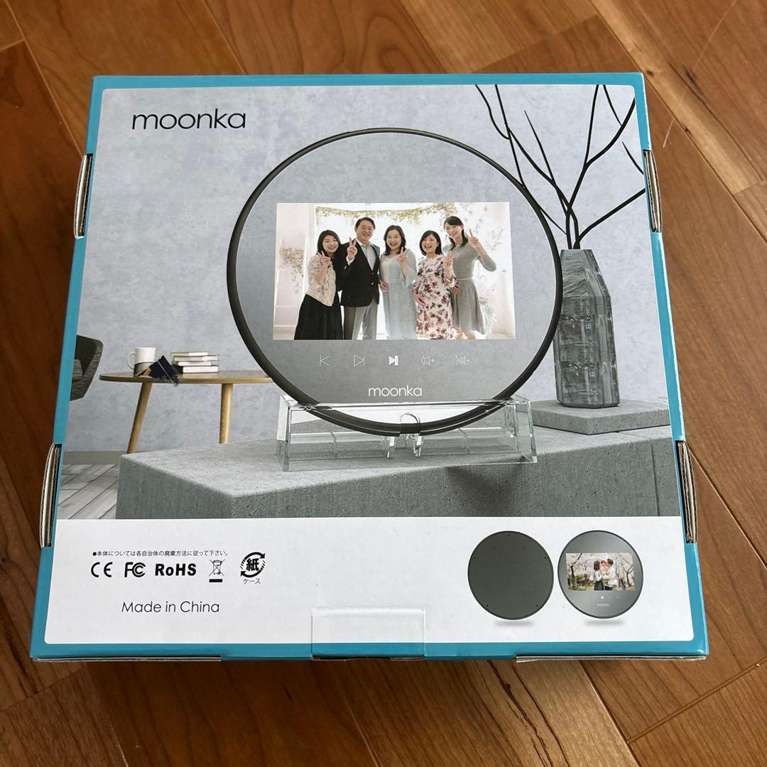 【新品未使用】moonka ミラーデジタルフォトフレーム　アルバム
