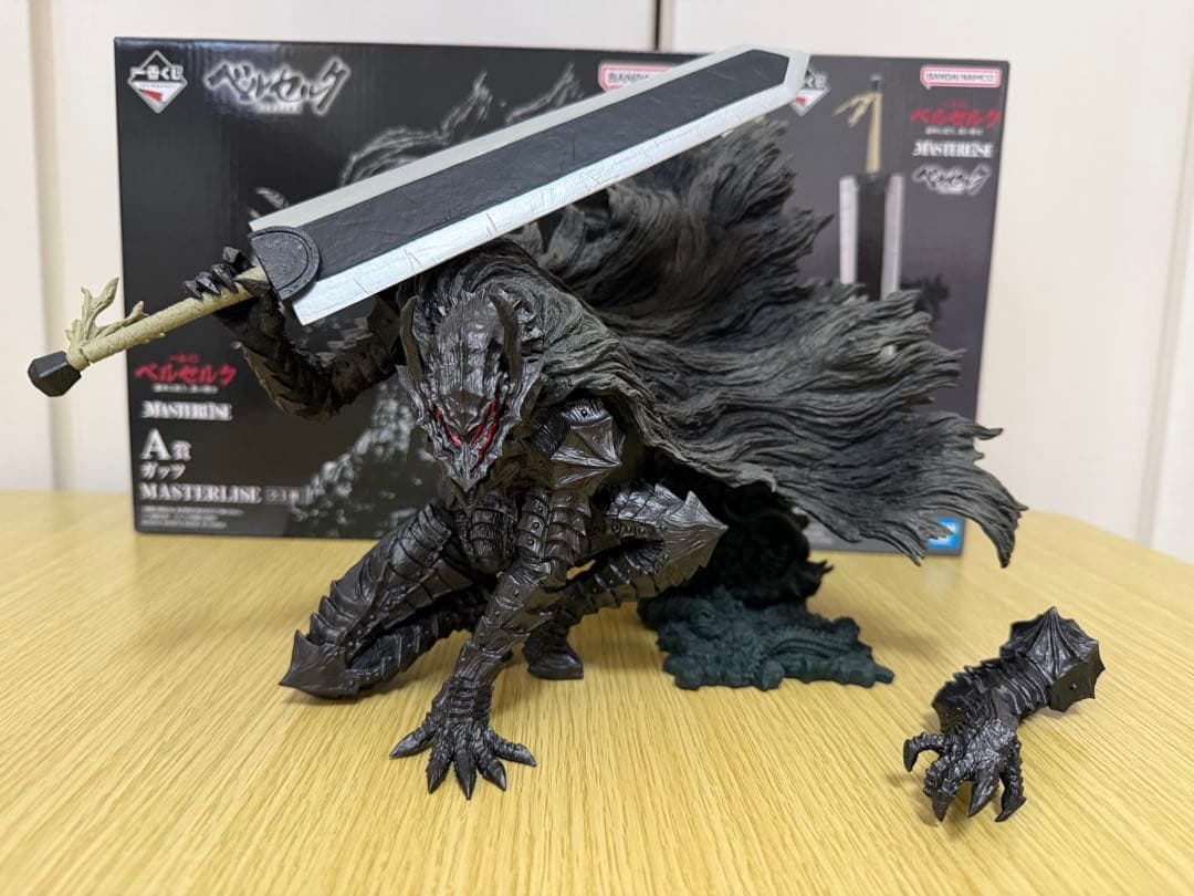 一番くじ ベルセルク 運命に抗う、黒い剣士 A賞 ガッツ B賞 ドラゴン