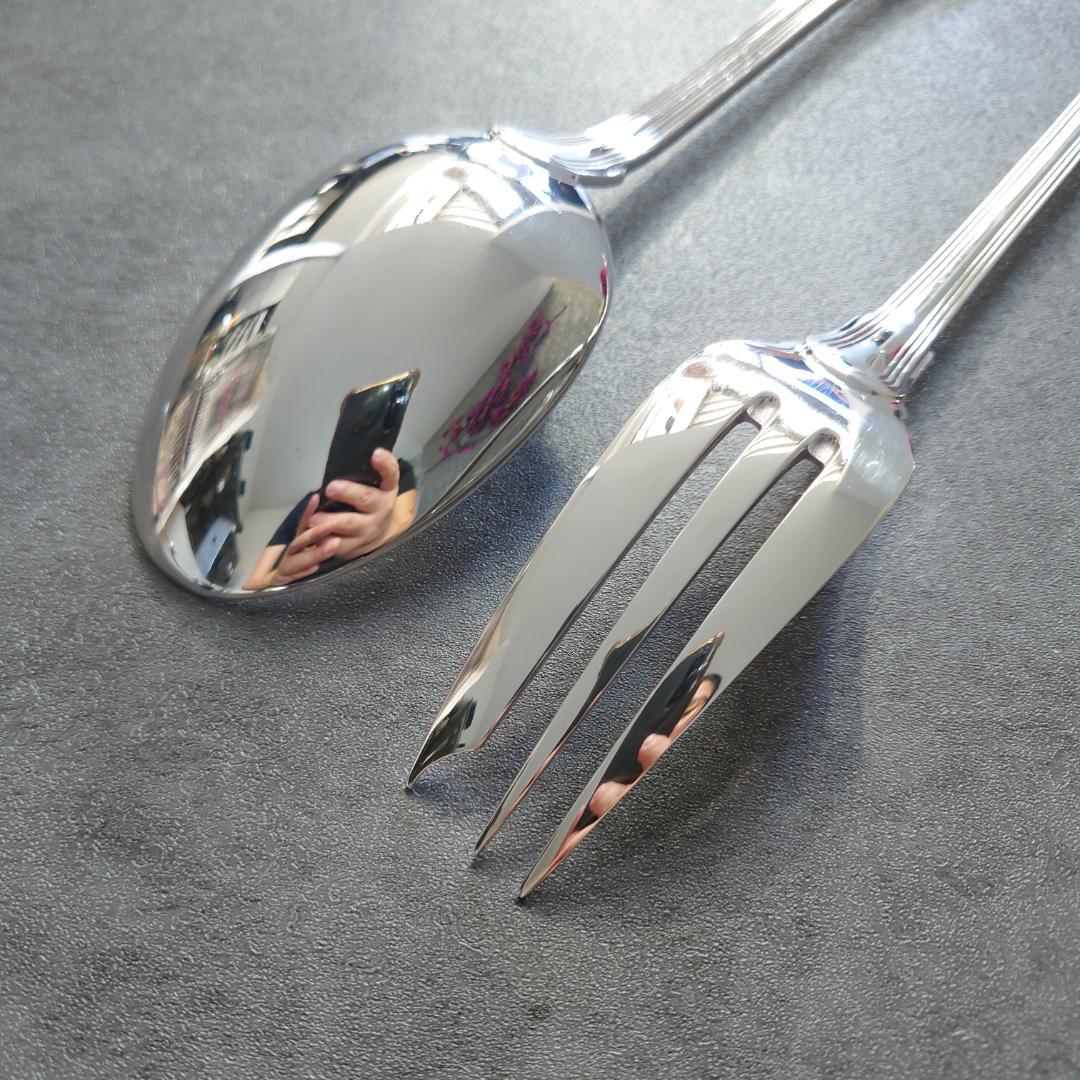 格安 美品 クリストフル ポートロイヤル サービングセット 5点