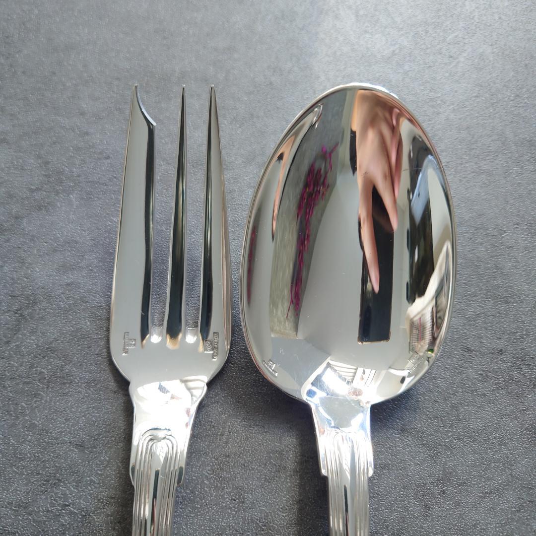 格安 美品 クリストフル ポートロイヤル サービングセット 5点