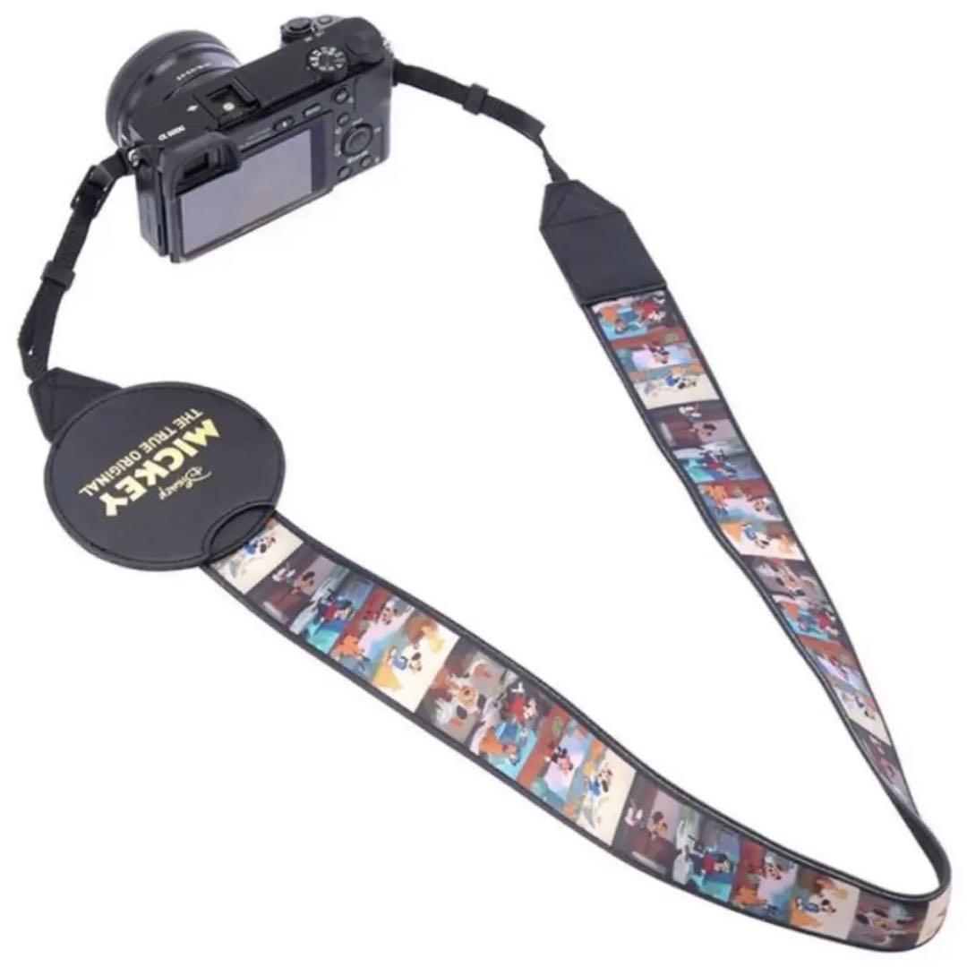 ミッキーマウス 90周年 カメラストラップ ディズニーストア - メルカリ