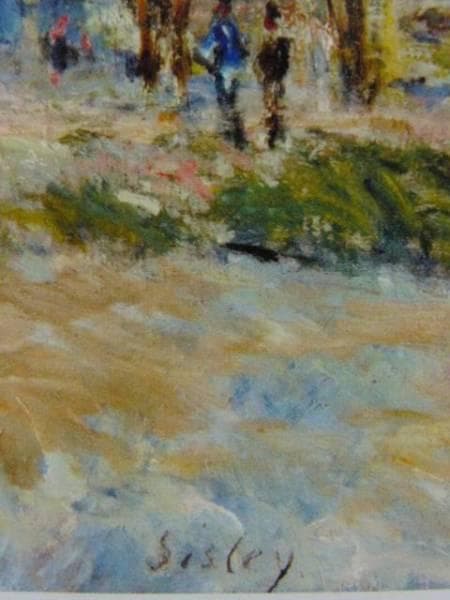 アルフレッド・シスレー、「セーヌ川の岸辺、ルーヴシエンヌ」、希少な