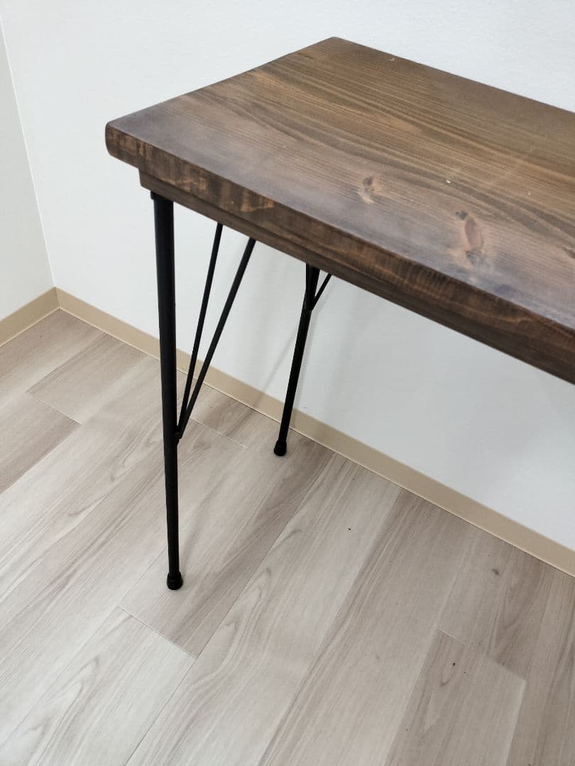 ハンドメイド　カウンターテーブル　ヴィンテージ　幅120