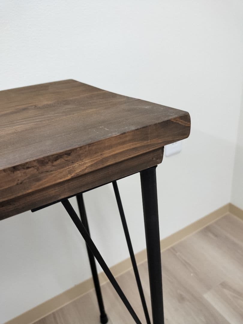 ハンドメイド　カウンターテーブル　ヴィンテージ　幅120