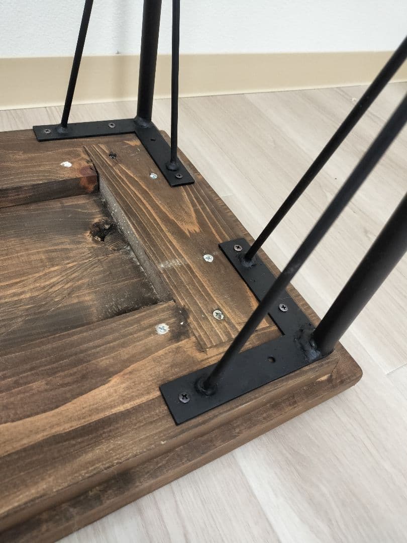 ハンドメイド　カウンターテーブル　ヴィンテージ　幅120