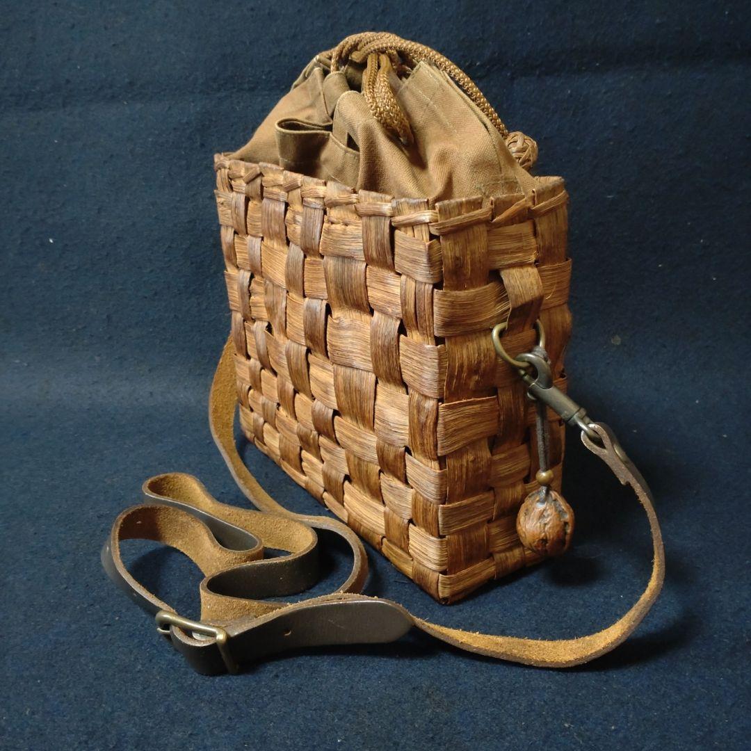 【中古品】山形県産山ぶどう ショルダーバッグ