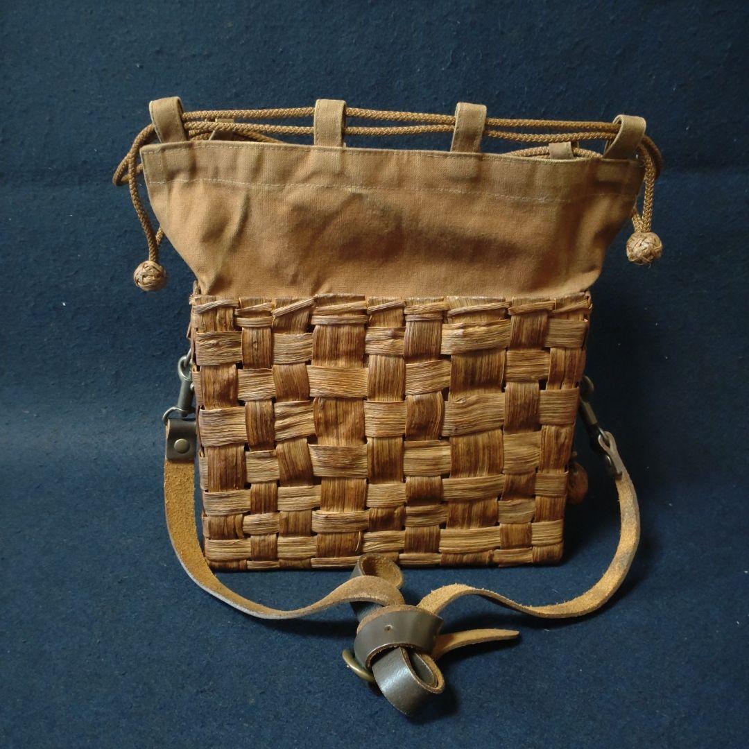 【中古品】山形県産山ぶどう ショルダーバッグ