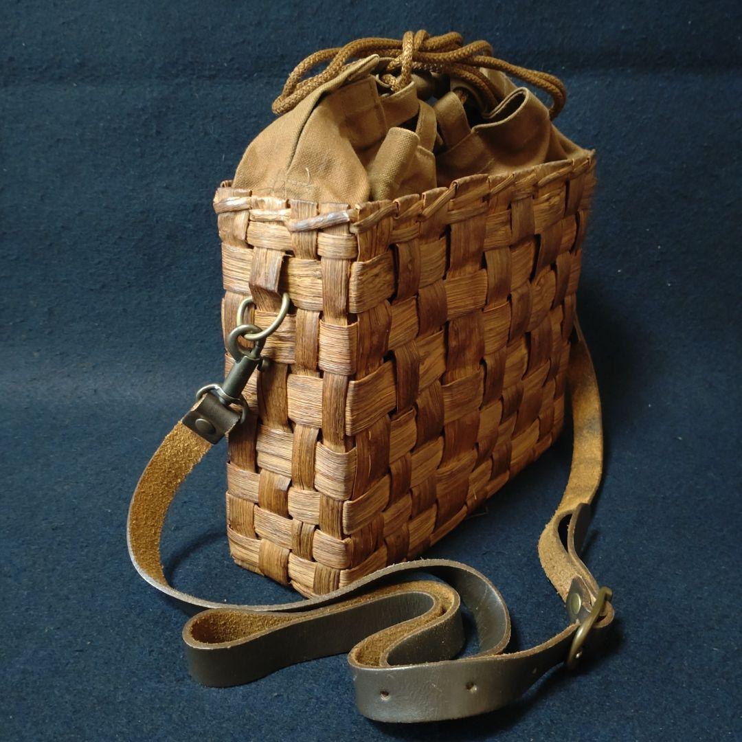 【中古品】山形県産山ぶどう ショルダーバッグ