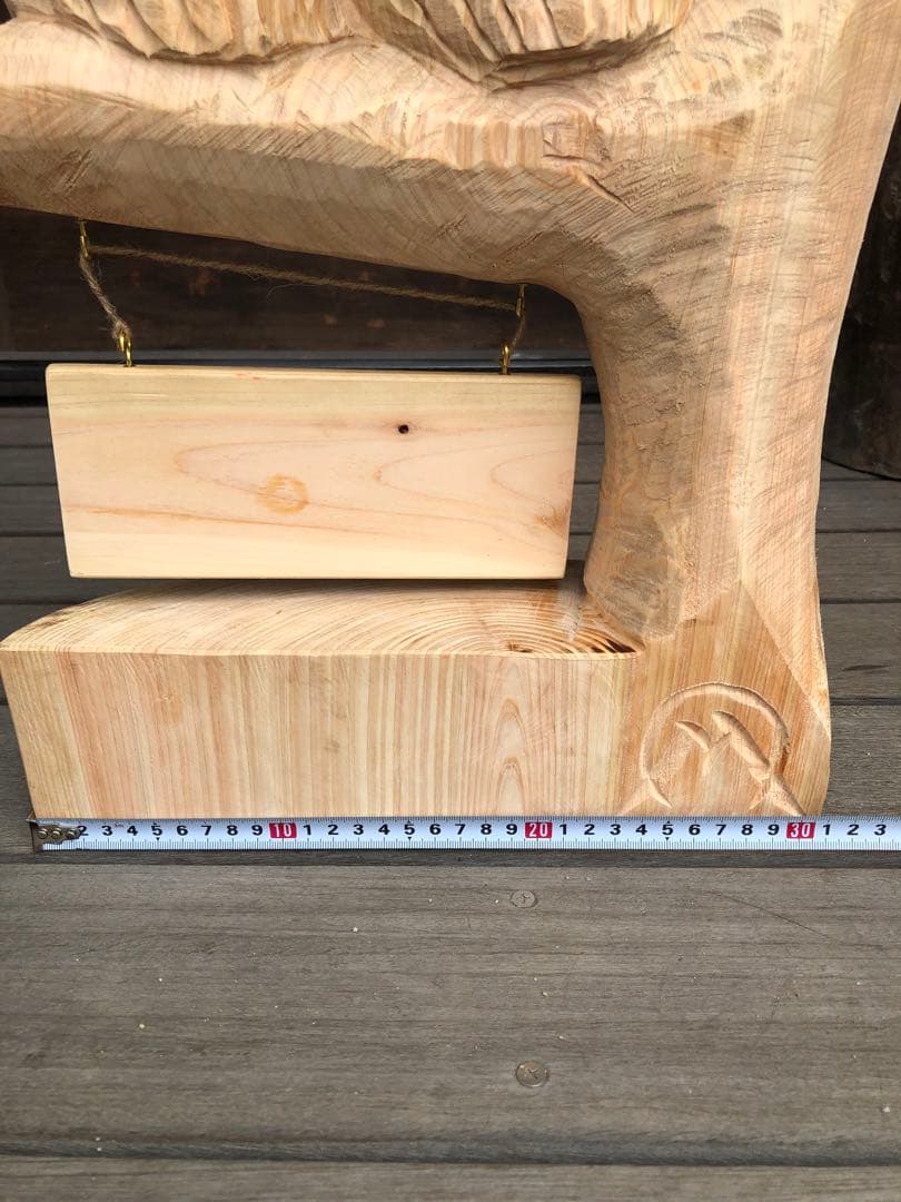 【チェンソーアート】夫婦フクロウのオブジェ