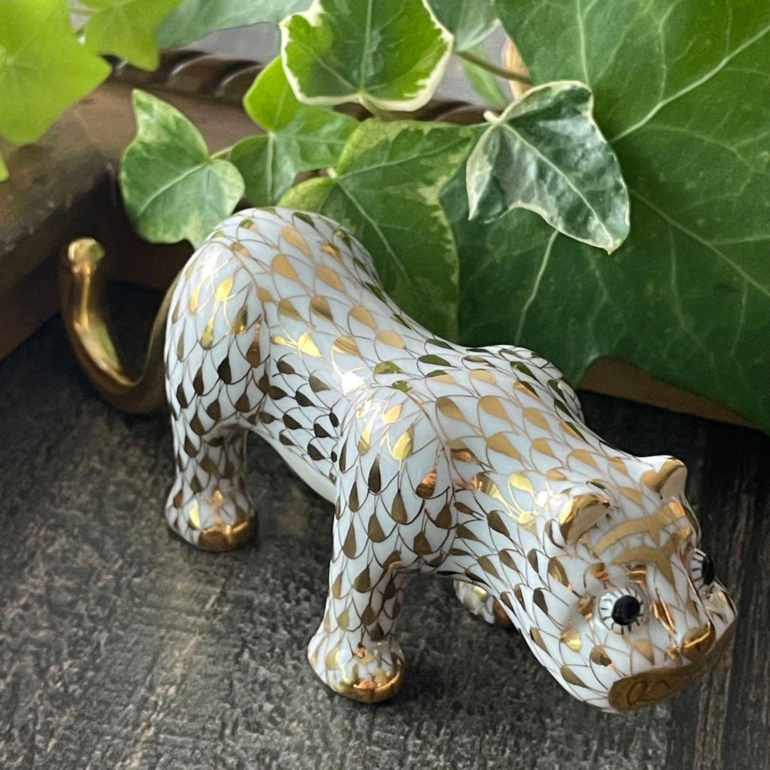 HEREND ゾディアック　十二支フィギュリン　金　2010年