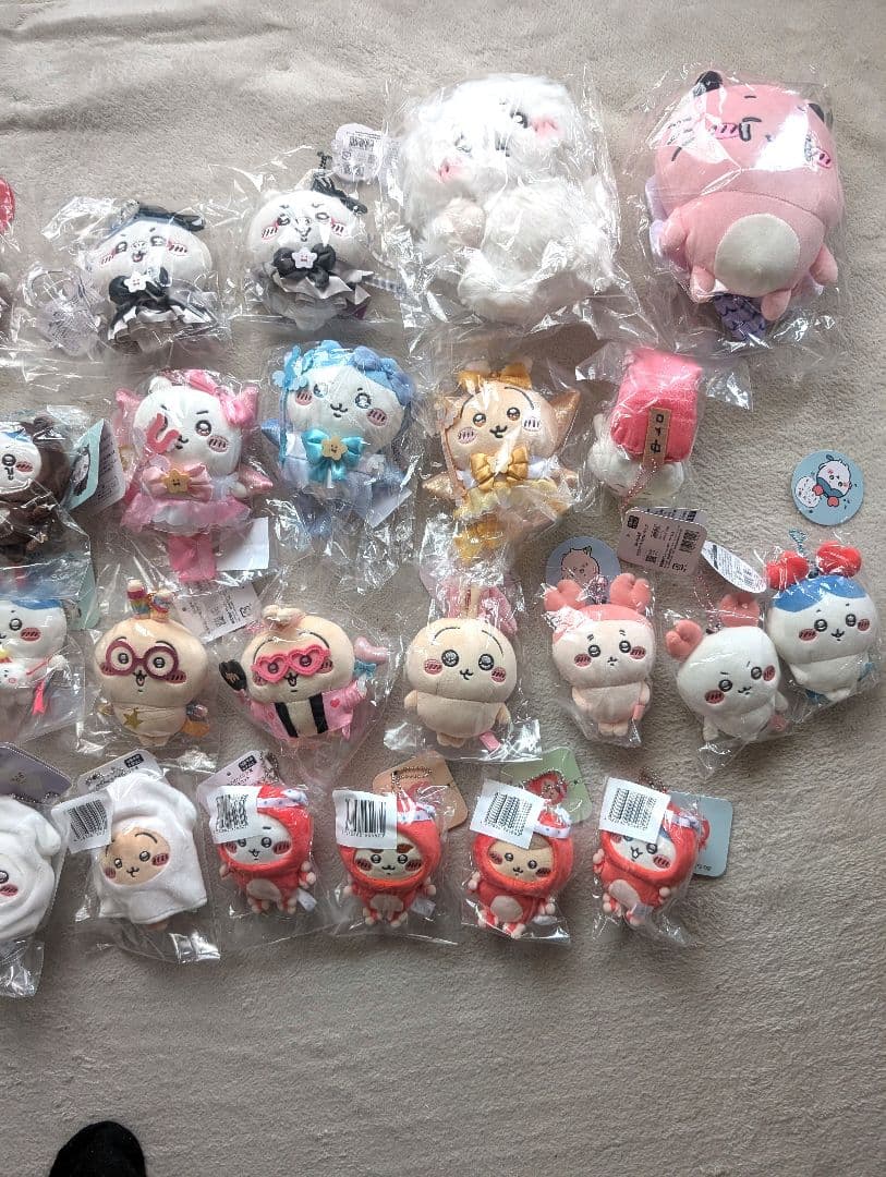 ちいかわ ♡ マスコット まとめ売り ぬいぐるみ 34体セット ！