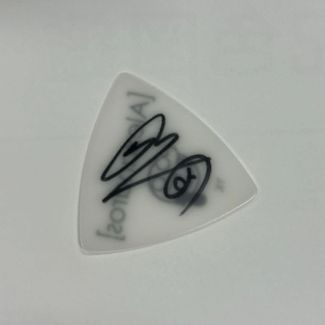 直筆サイン入り　川上洋平 ピック [Alexandros]