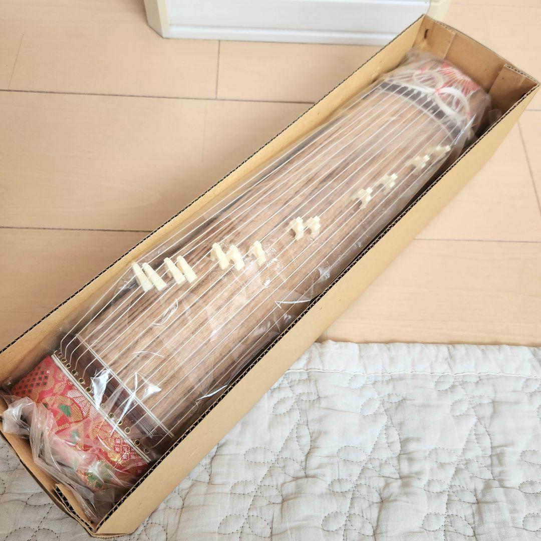 ミニ琴 だれでも弾けるお琴の手びき ミニチュア アンティーク 十三弦