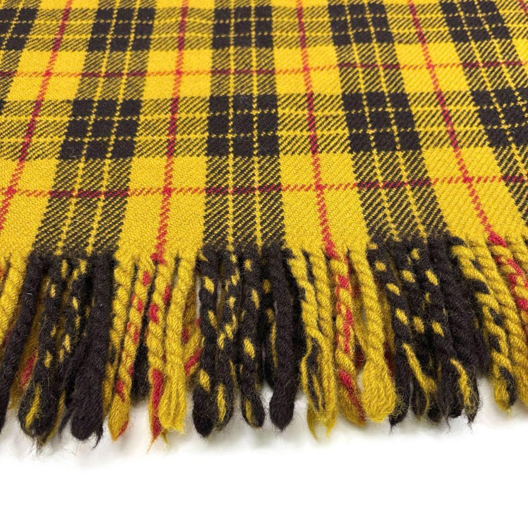 【入手困難】エルメス ひざ掛け ブランケット タータンチェック ウール 2M66