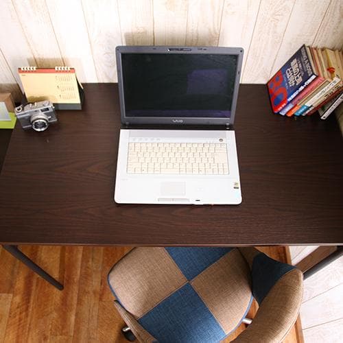 【新品・送料無料】ワークデスク プレーン 奥行60cm ダークブラウン