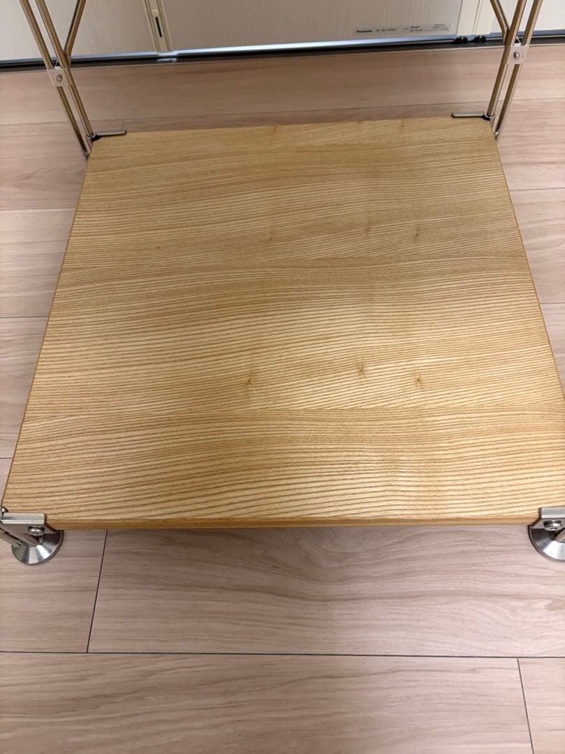 無印良品 ステンレスユニットシェルフ 小 42cm幅タモ材棚