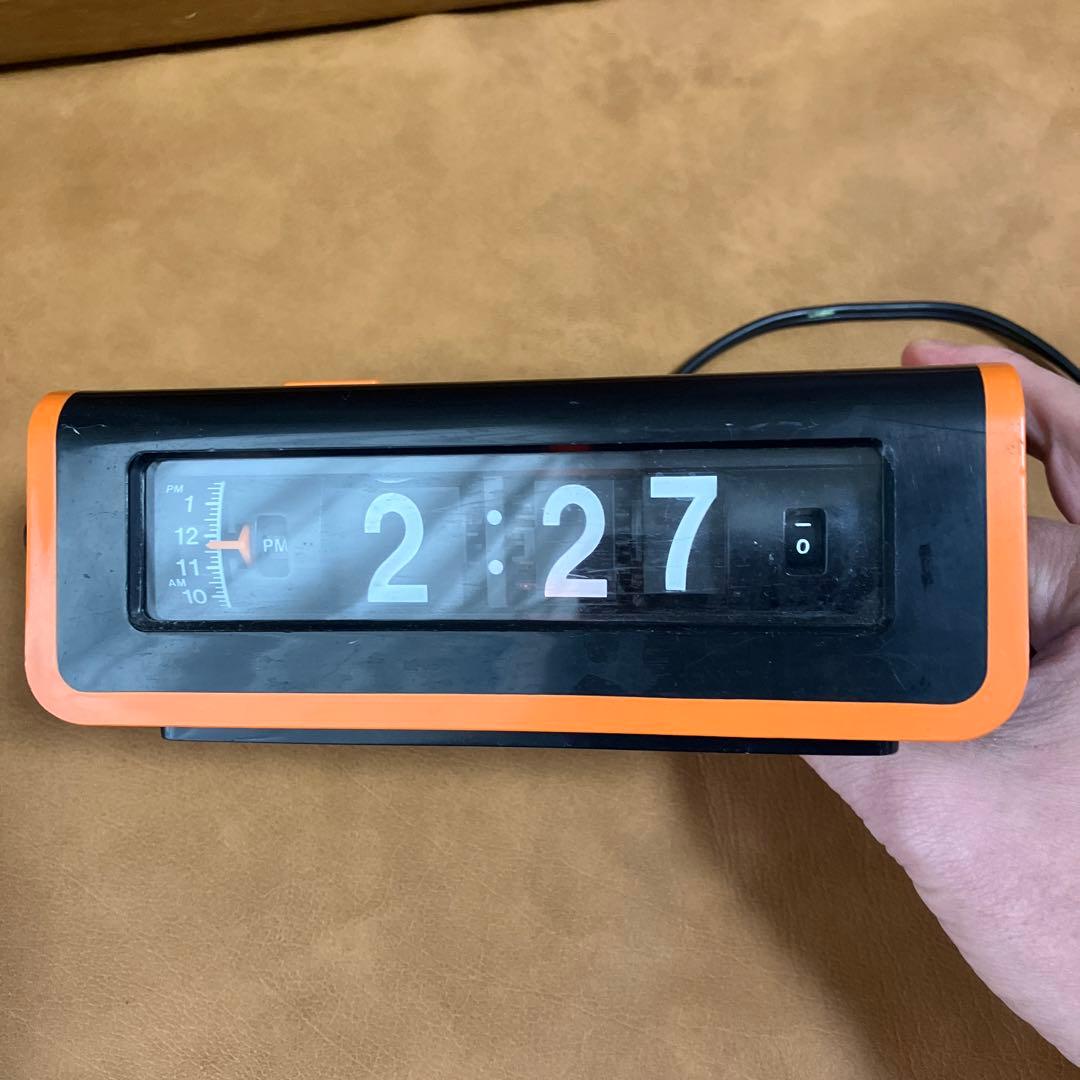 ナショナル　交流目覚時計　昭和レトロ