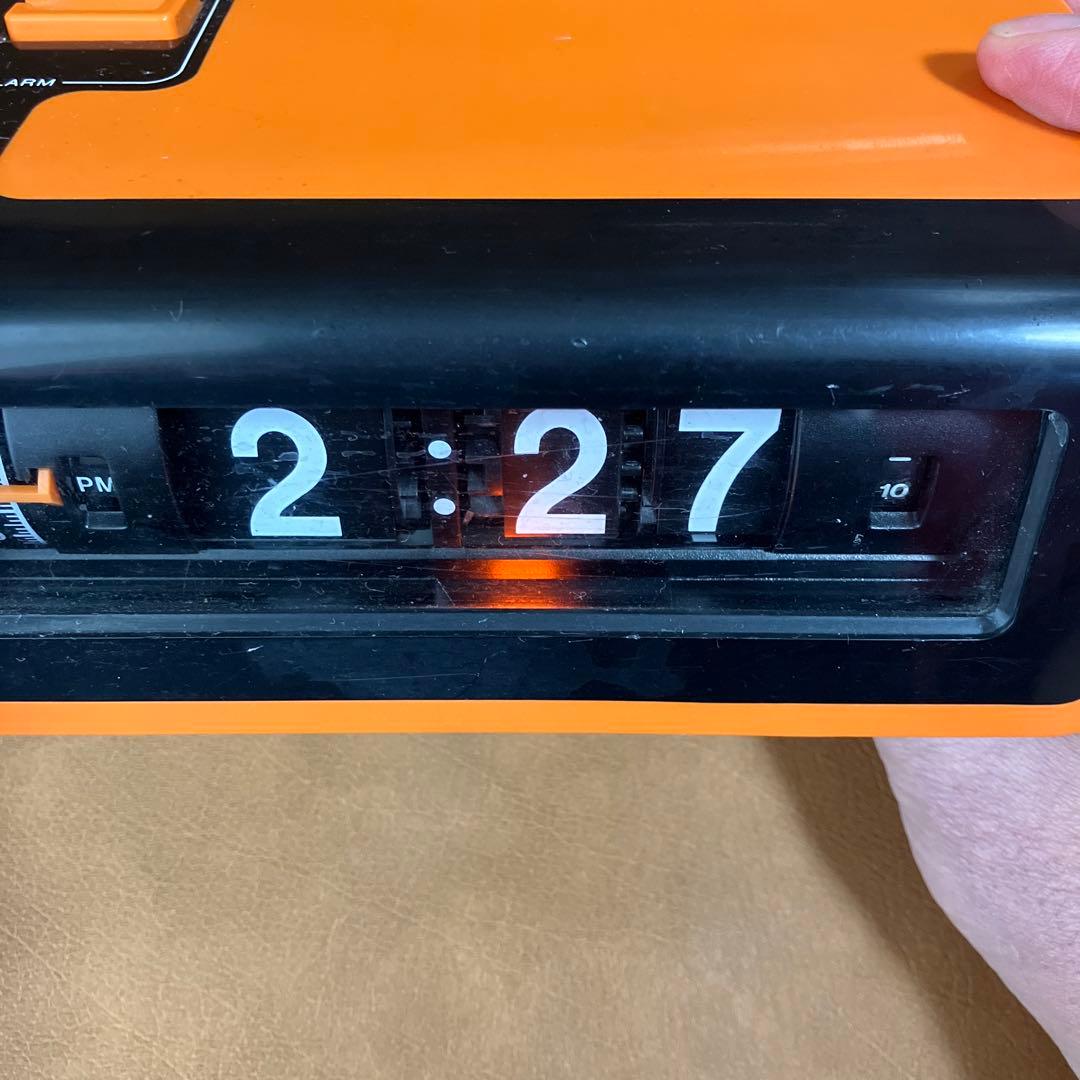 ナショナル　交流目覚時計　昭和レトロ