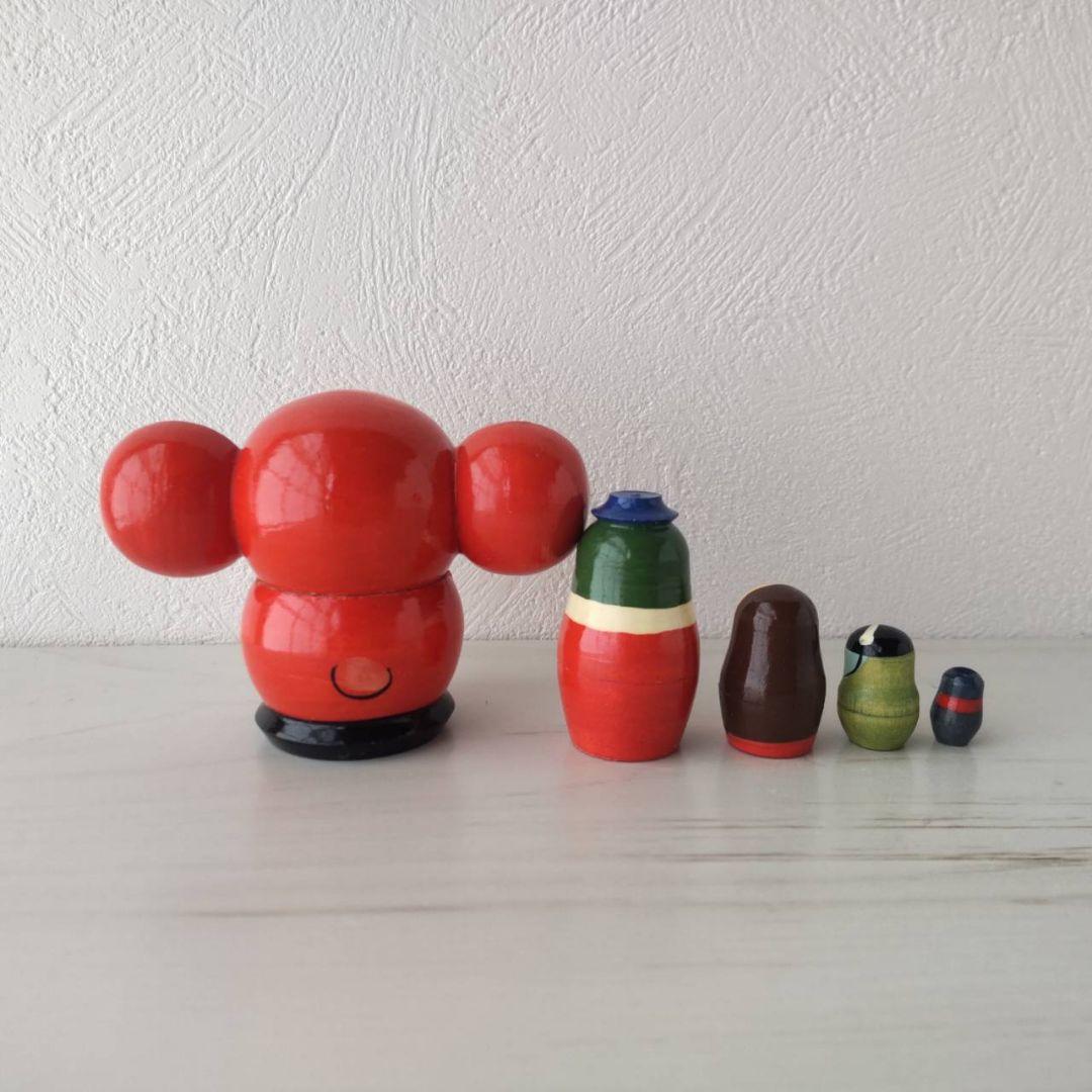 新品　チェブラーシカ　マトリョーシカ　5.4cmサイズ　5体セット