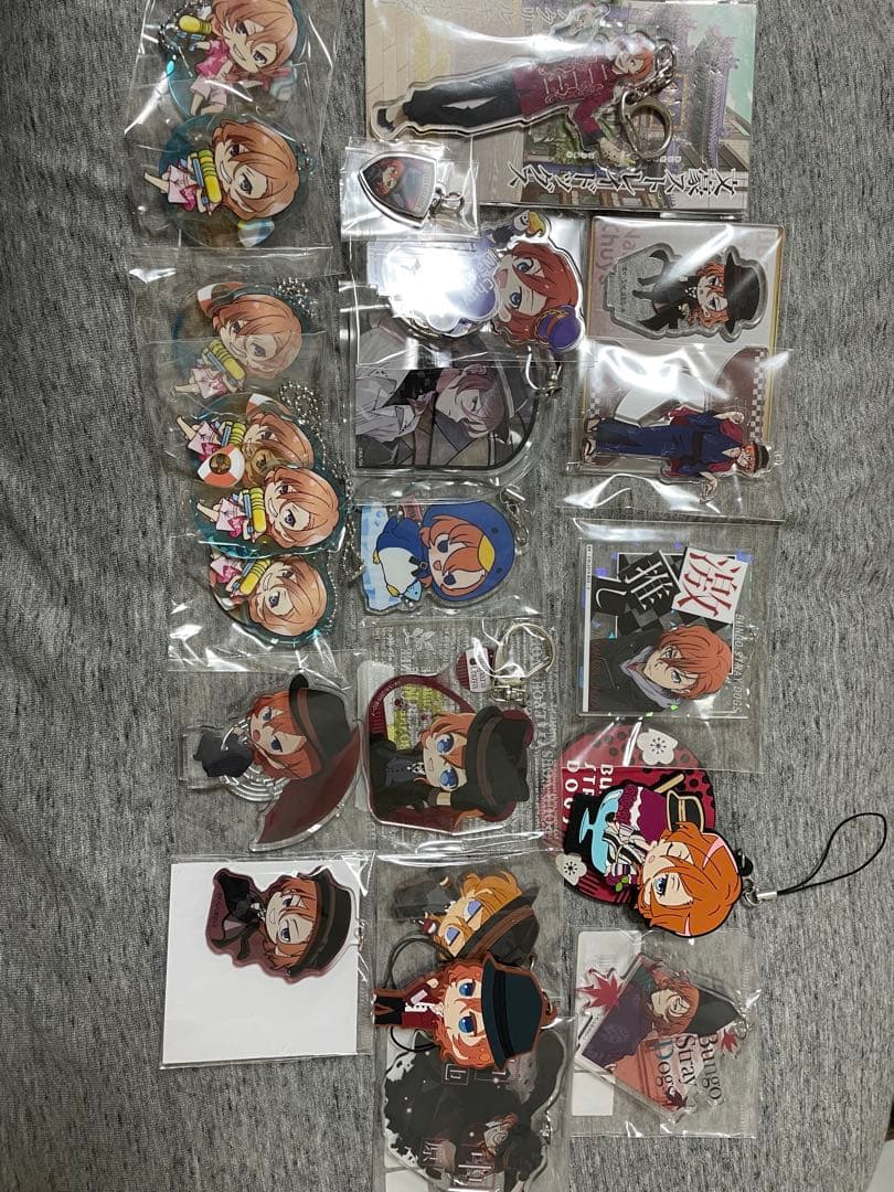 中原中也 キーホルダー類まとめ売り アクリルスタンド アクキー