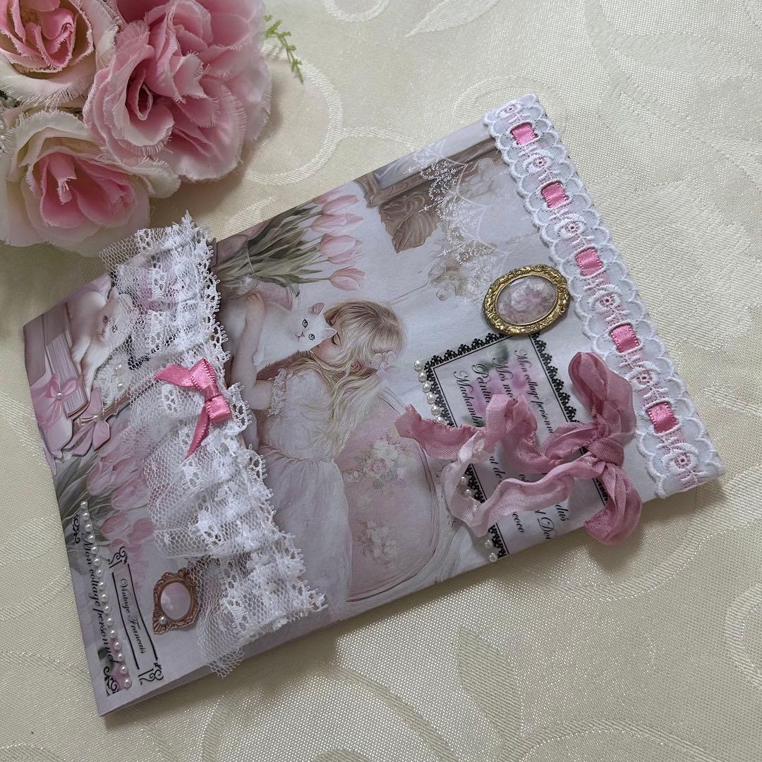 ローデットペーパーバッグ　girl コラージュ素材入り♡