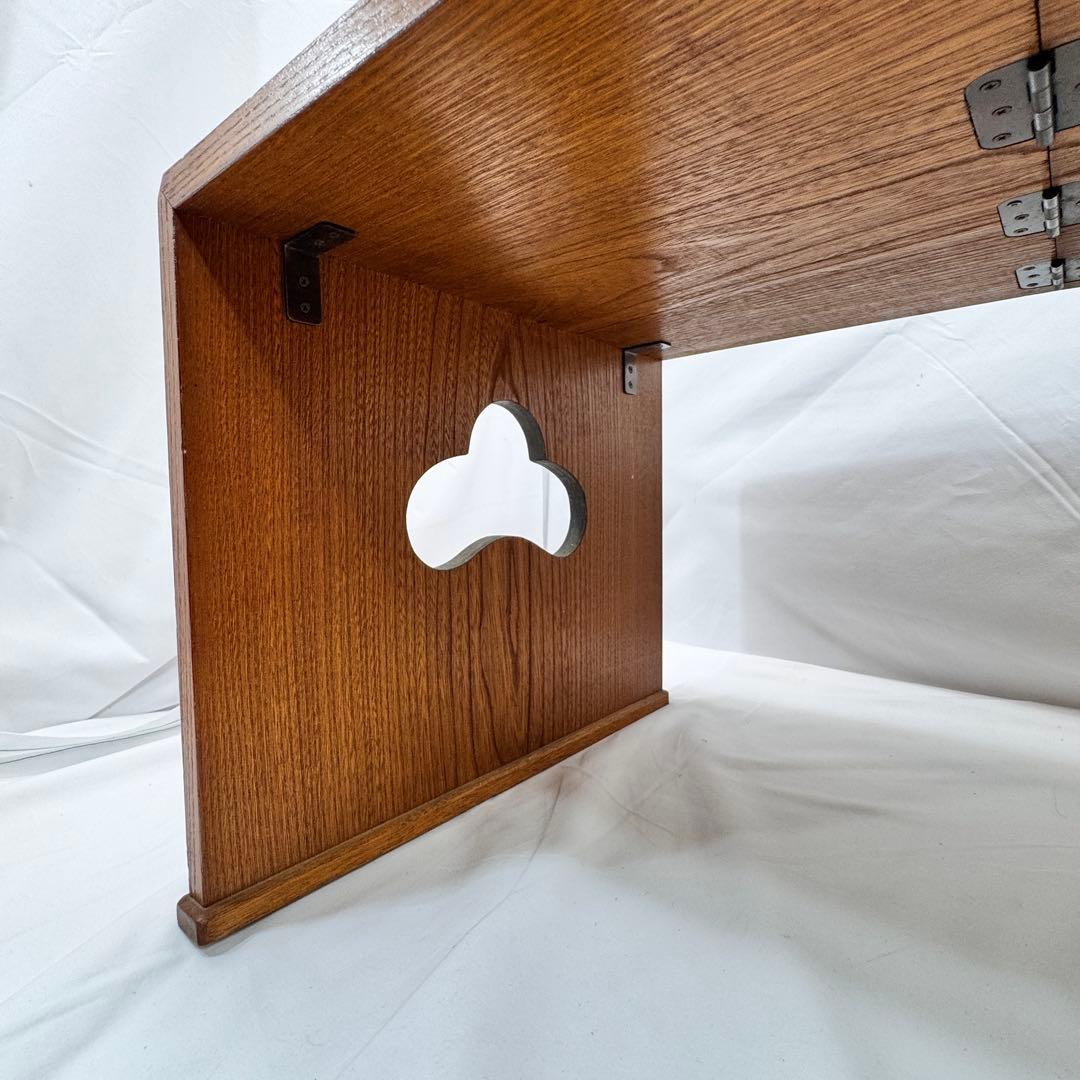 【アンティーク】木製 折りたたみ式 文机 3杯 小箪笥 小物入れ 昭和レトロ