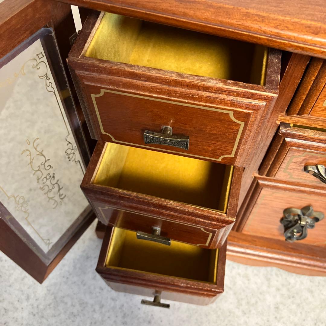 TOYO JAPAN オルゴール付　レトロ　アンティーク　アクセサリーケース