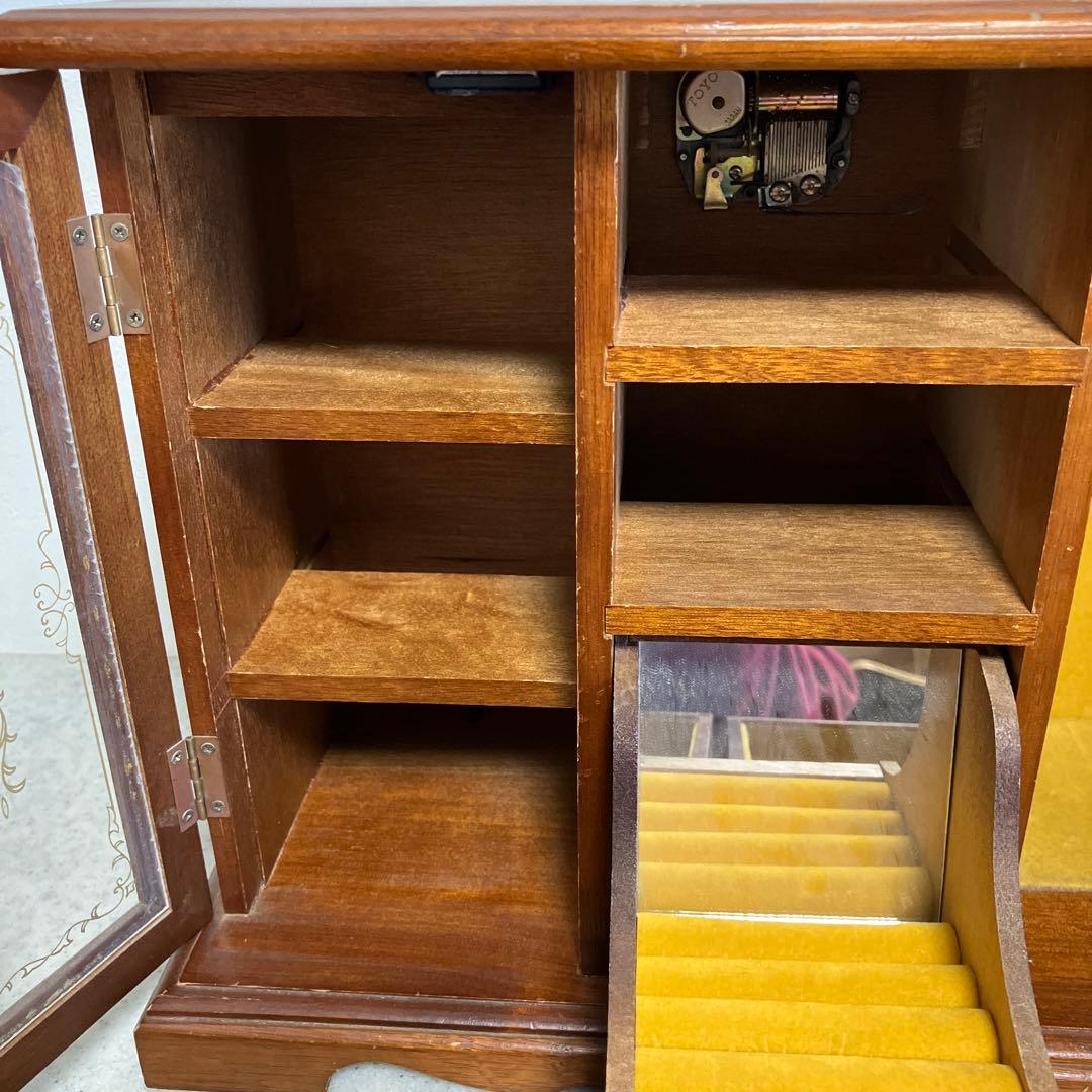 TOYO JAPAN オルゴール付　レトロ　アンティーク　アクセサリーケース