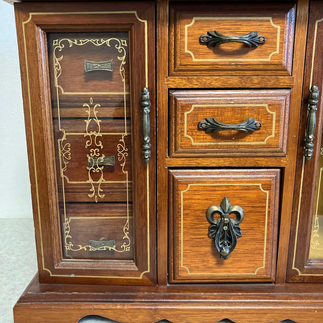 TOYO JAPAN オルゴール付　レトロ　アンティーク　アクセサリーケース