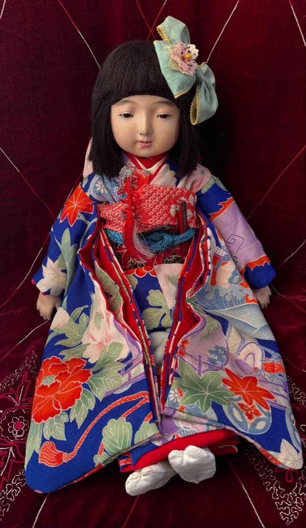 市松人形 樫村瑞観 自由人形 日本人形 和人形 ビスクドール