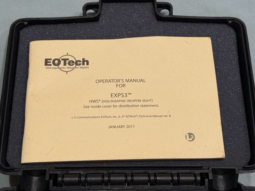 EOTech イオテック　EXPS-3 ホロサイト　実物