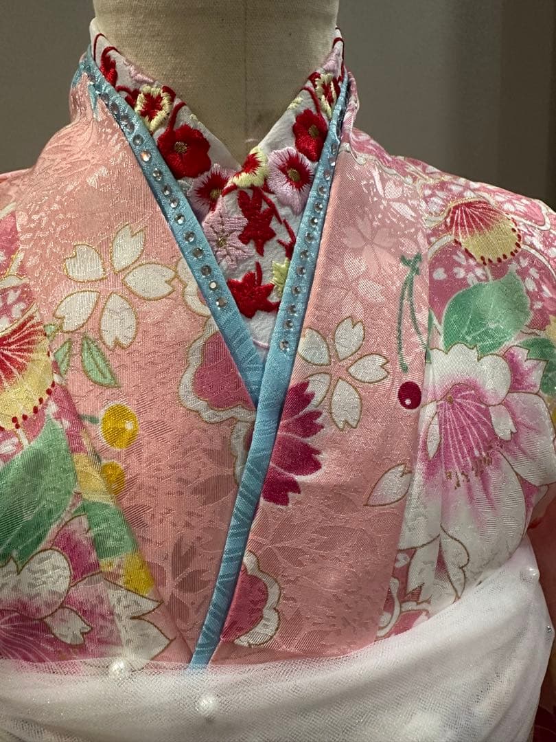 七五三用 花柄着物 フルセット