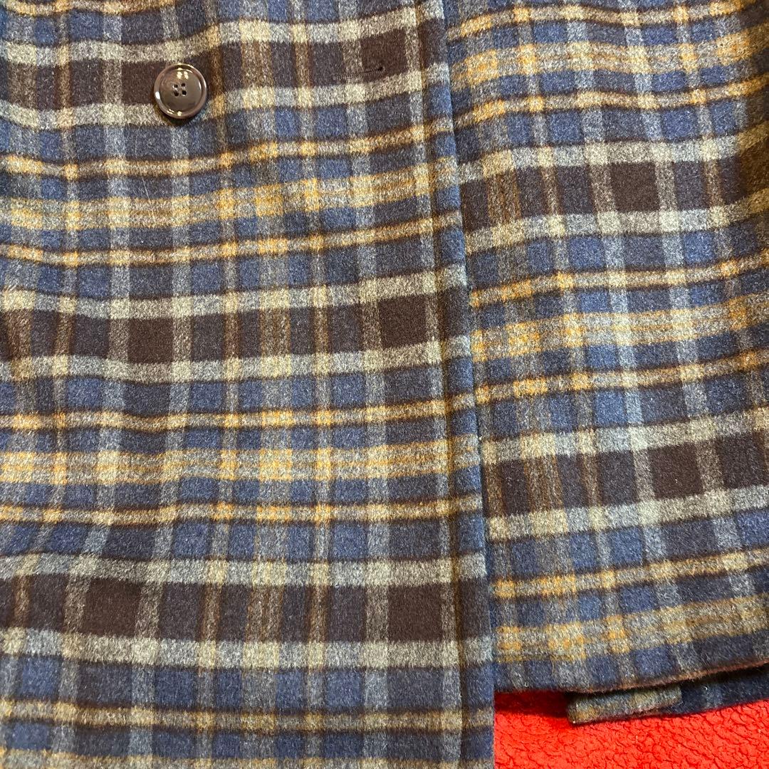 ナップタイム naptime. Nissy 西島隆弘 コート チェック ブルー - メルカリ