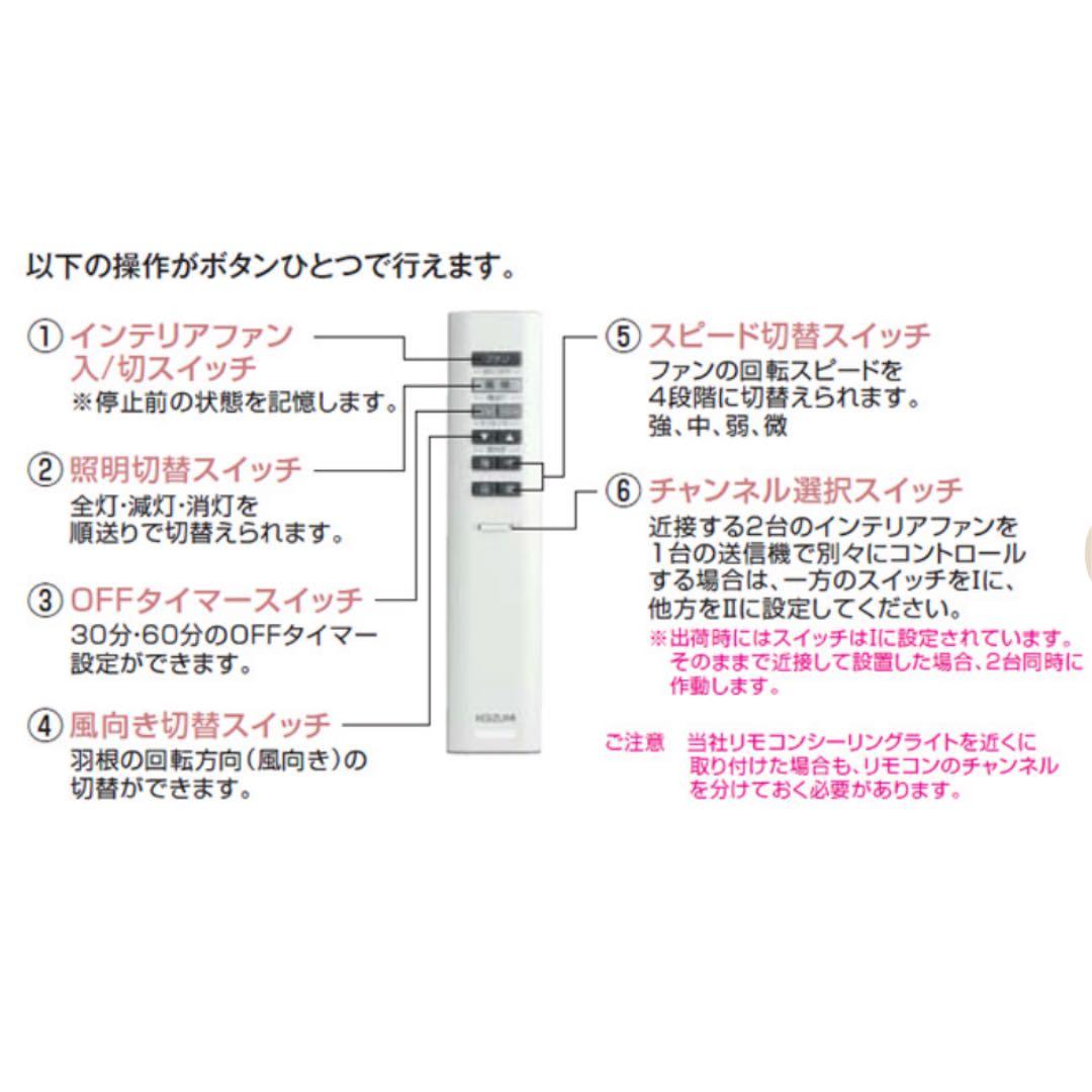 コイズミ シーリングファンライト