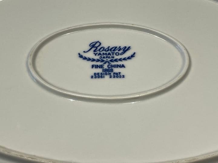 Rosary Yamato カップ&ソーサー、オーバル大皿、ポットなどのセット