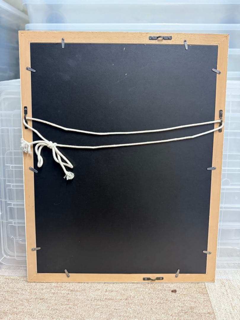 村井正誠 「人(自画像)」1991年 リトグラフ 絵画 額装済 masanari