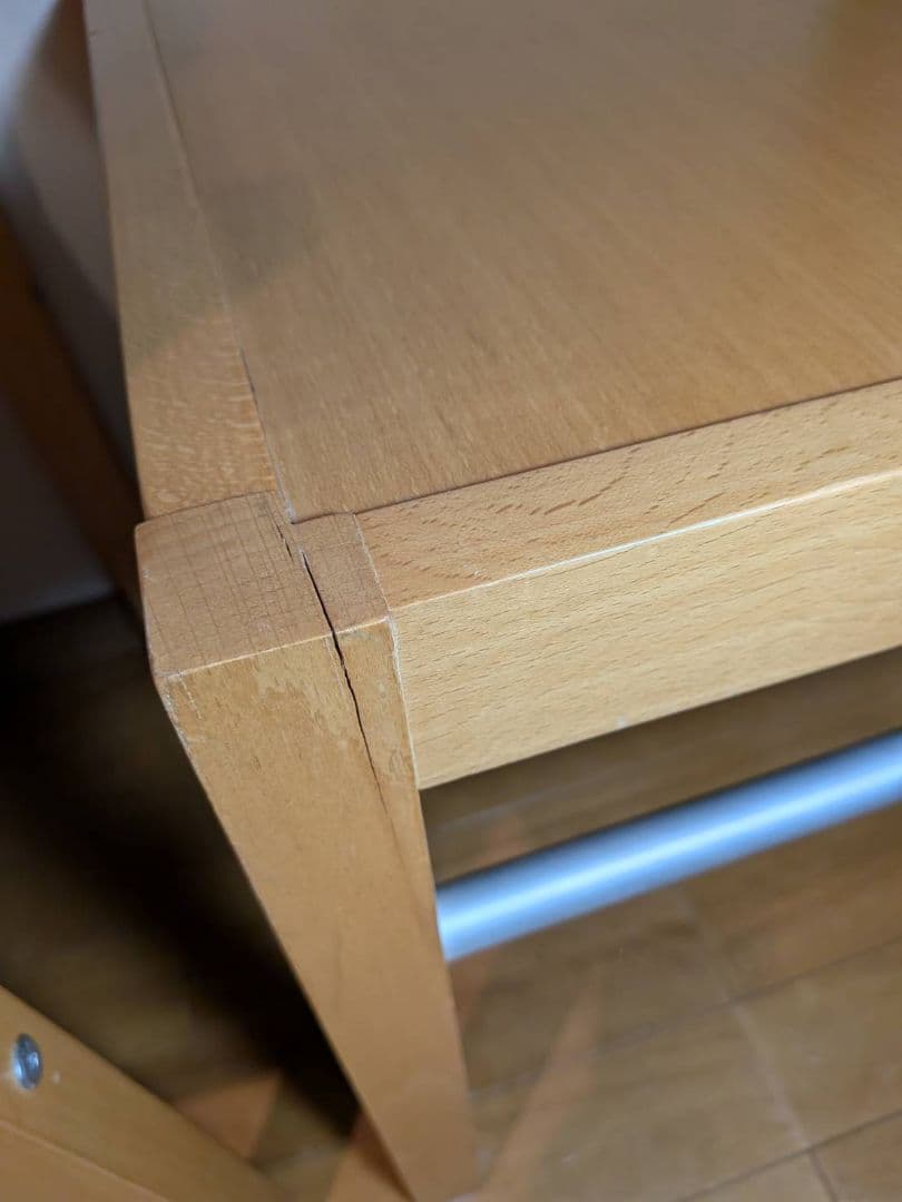 《送料込》無印 ダイニングチェア ブナ材 木製イス 廃盤品 2脚セット 椅子