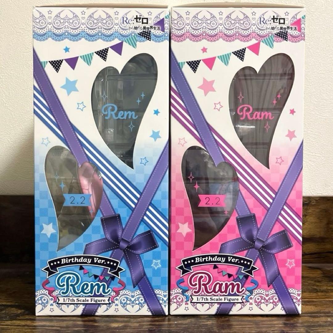 リゼロ　1/7スケール　フィギュア　レム　ラム　生誕祭　Ver.
