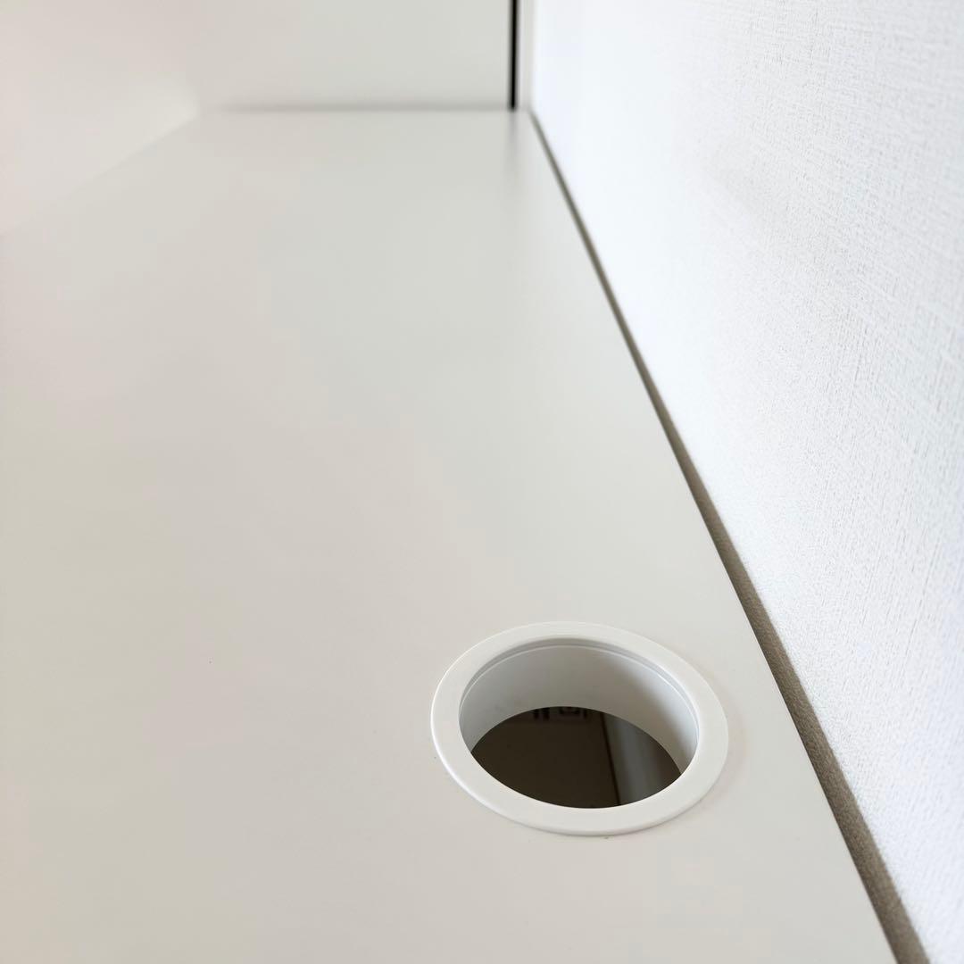 IKEA MICKE デスク ホワイト 幅105cm 引き出し付き