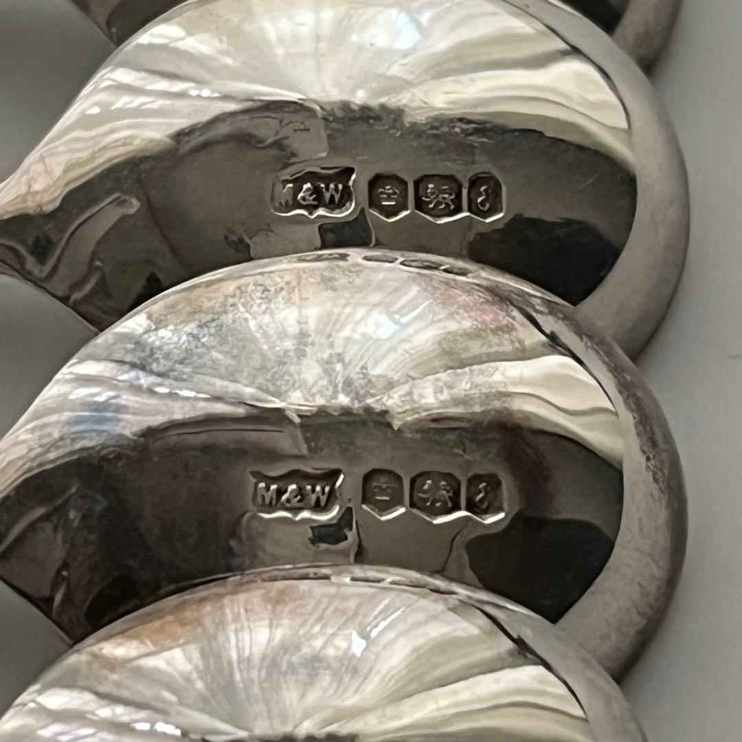 マッピン&ウェッブ コーヒービーンズ スプーン 純銀 スターリング