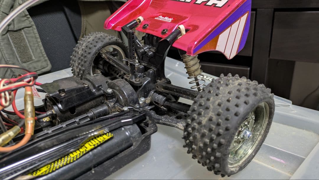 値下！ タミヤ ネオスコーチャー 限定ピンクメタリック TT-02B フル