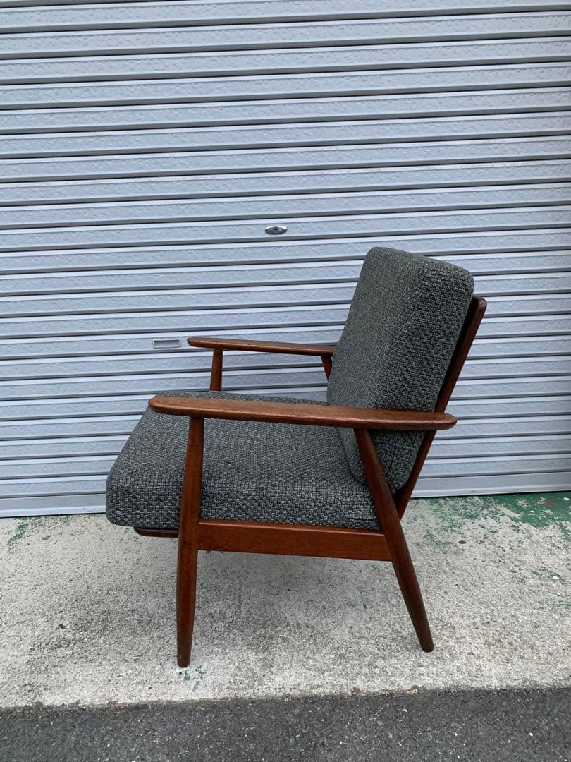 デンマーク製/チーク材/ビンテージイージーチェア②